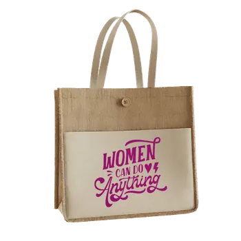 Jute Tote Bags - Custom Stickers Now