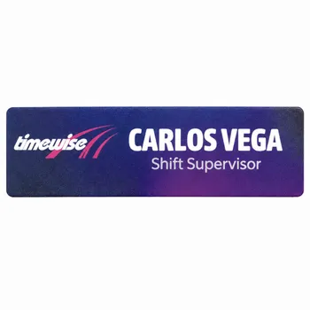 UV Printed Name Badges - Custom Stickers Now
