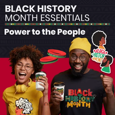 Black History Month Essentials - Custom Stickers Now