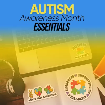 Autism Awareness Month Essentials - Custom Stickers Now