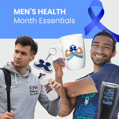 Men's Health Month Essentials - Custom Stickers Now