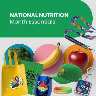 National Nutrition Month Essentials - Custom Stickers Now