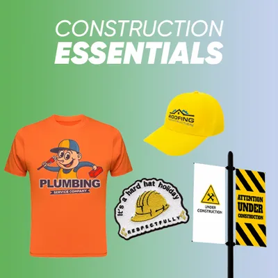 Construction Essentials - Custom Stickers Now