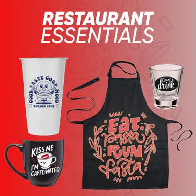 Restaurant Essentials - Custom Stickers Now