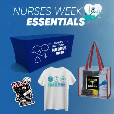 Nurses Week Essentials - Custom Stickers Now