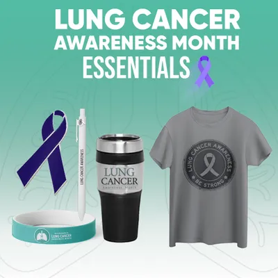 Lung Cancer Awareness Month Essentials - Custom Stickers Now