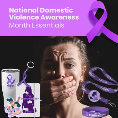 National Domestic Violence Awareness Month Essentials - Custom Stickers Now