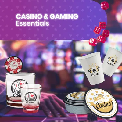 Casino and Gaming Essentials - Custom Stickers Now