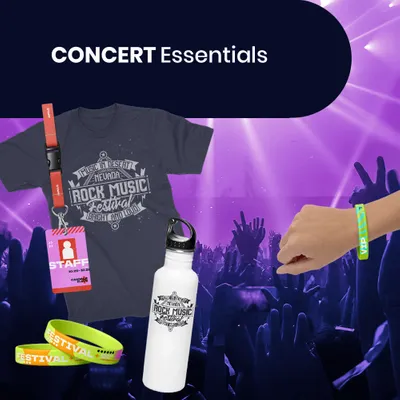 Concert Essentials - Custom Stickers Now