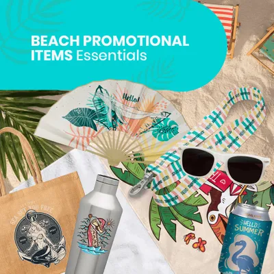 Beach Promotional Items Essentials - Custom Stickers Now