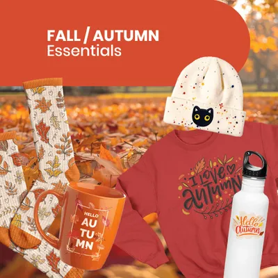 Fall / Autumn Essentials - Custom Stickers Now