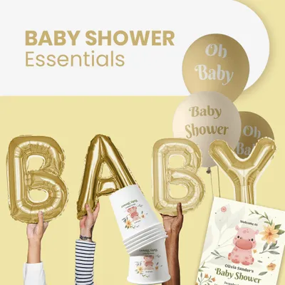 Baby Shower Essentials - Custom Stickers Now
