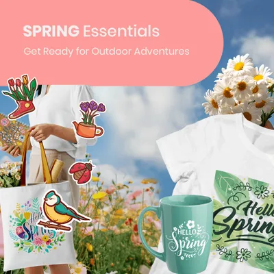 Spring Essentials - Custom Stickers Now