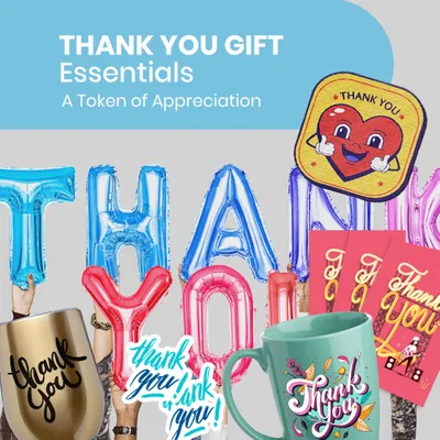Thank You Gifts Essentials - Custom Stickers Now