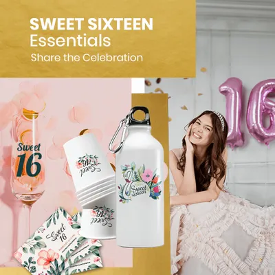 Sweet Sixteen Essentials - Custom Stickers Now