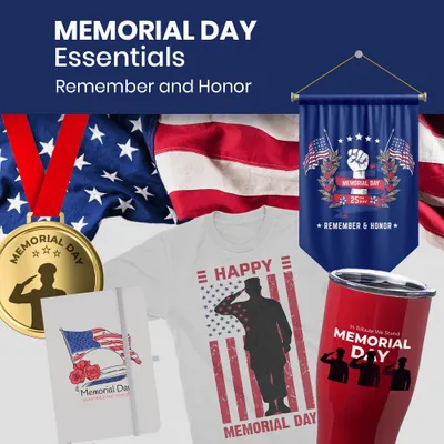 Memorial Day Essentials - Custom Stickers Now