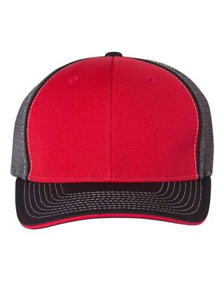 Red/ Charcoal/ Black Tri Red/ Charcoal/ Black Tri - Custom Stickers Now