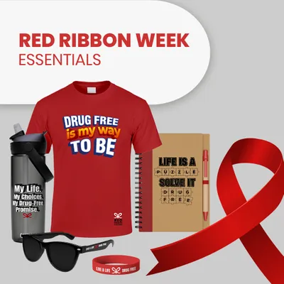 Red Ribbon Week Essentials - Custom Stickers Now