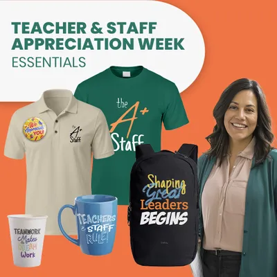 Teacher & Staff Appreciation Week Essentials - Custom Stickers Now