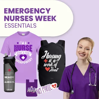 Emergency Nurses Week Essentials - Custom Stickers Now