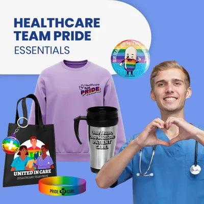 Healthcare Team Pride Essentials - Custom Stickers Now
