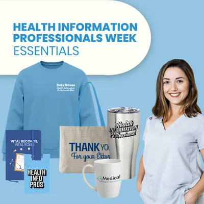 Health Information Professionals Week Essentials - Custom Stickers Now