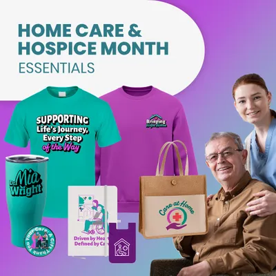 Home Care & Hospice Month Essentials - Custom Stickers Now