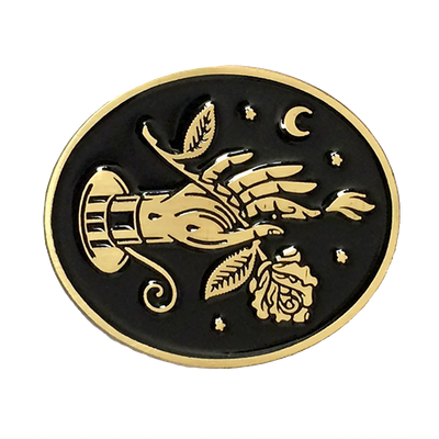 Oval Lapel Pin Oval Lapel Pin - Custom Stickers Now