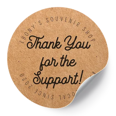 Kraft Paper Kraft Paper - Custom Stickers Now