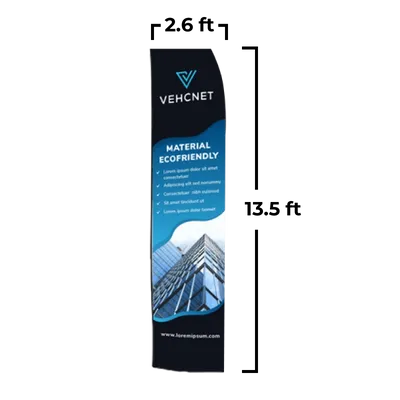 2.6 ft x 13.5 ft - Custom Stickers Now