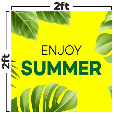 2 x 2 ft - Custom Stickers Now