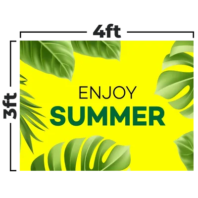 4 x 3 ft - Custom Stickers Now