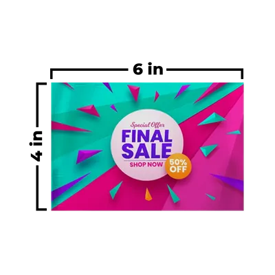 6 x 4 in - Custom Stickers Now