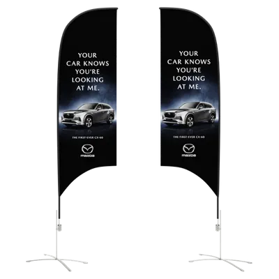 <span style="font-family: "Open Sans";">The flag will be printed on both sides giving you the capacity to present your ads in both directions.&nbsp;</span><font face="Tahoma"><span style="font-family: "Open Sans";">&nbsp;</span></font><span style="font-family: "Open Sans";">Please note that the double-sided print is Specular/Mirror printing.</span>