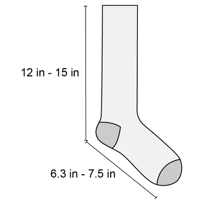 Youth (8-12 Years Old)_Embroidery + Pure Cotton Knee High Youth (8-12 Years Old)_Embroidery + Pure Cotton Knee High - Custom Stickers Now