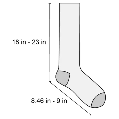 Men_Embroidery + Pure Cotton Knee High Men_Embroidery + Pure Cotton Knee High - Custom Stickers Now