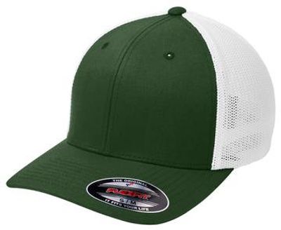 Forest Green/ White Forest Green/ White - Custom Stickers Now