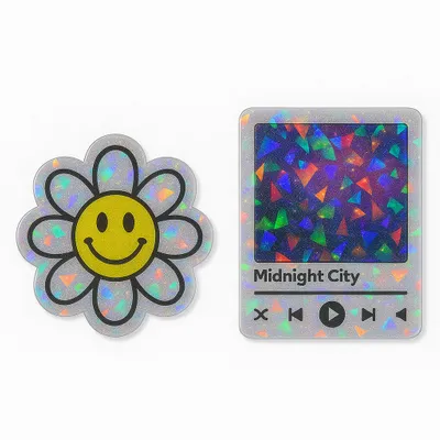 Diamond Holographic - Custom Stickers Now