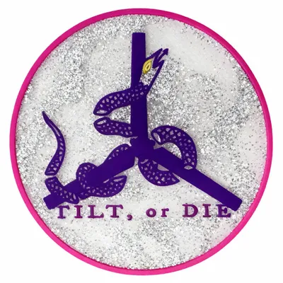 Silver Glitter PVC - Custom Stickers Now