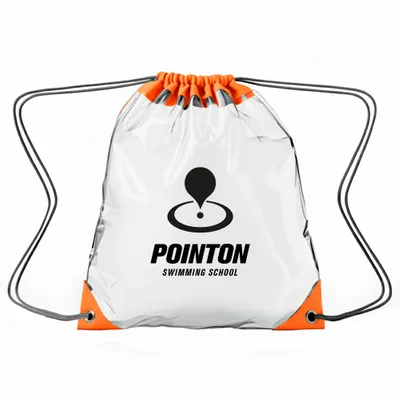 Clear - Orange - Custom Stickers Now