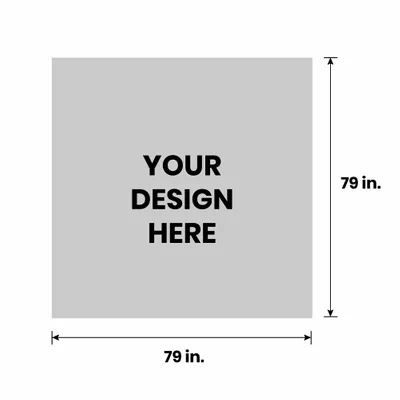 79in x 79in - Custom Stickers Now