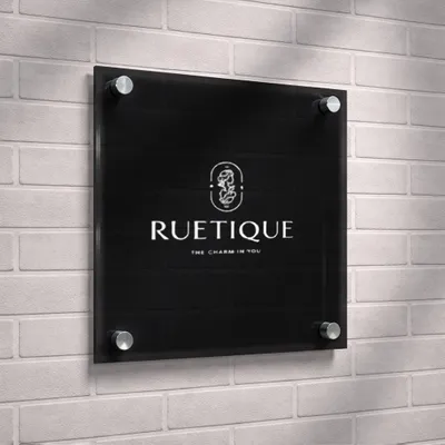 Transparent Black - Custom Stickers Now