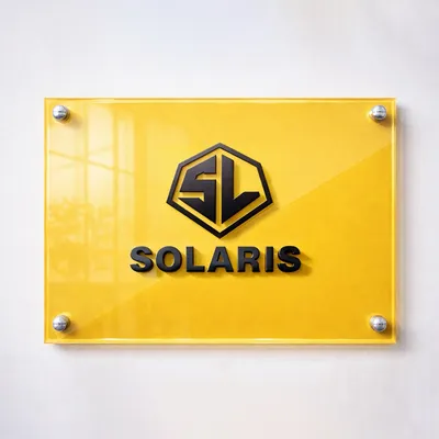 Stacked Logo + Text - Custom Stickers Now