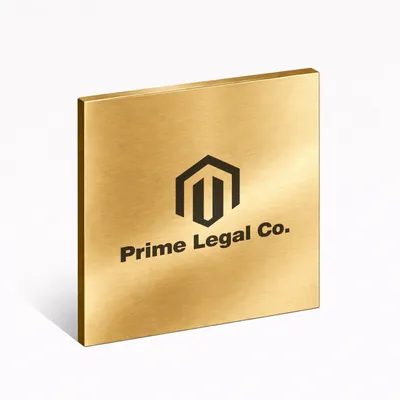 Brushed Gold - Custom Stickers Now