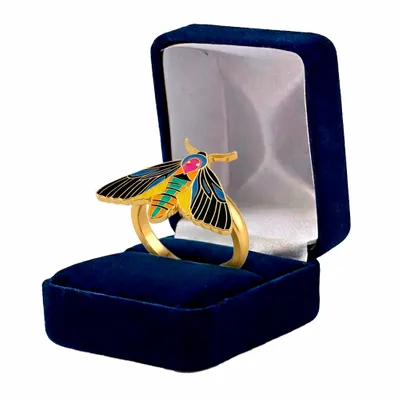 Blue Velvet Box - Custom Stickers Now