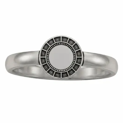 Antique Silver Plating - Custom Stickers Now