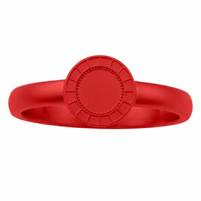 Matte Red Plating - Custom Stickers Now