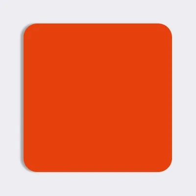 Red Orange - Custom Stickers Now