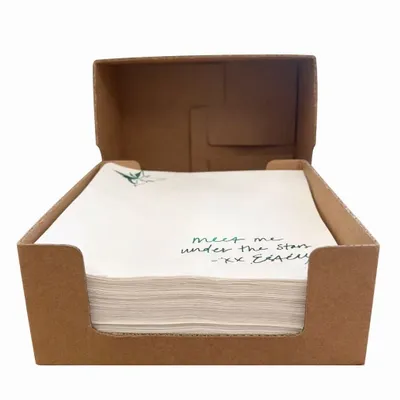 Napkin Holder Box - Custom Stickers Now