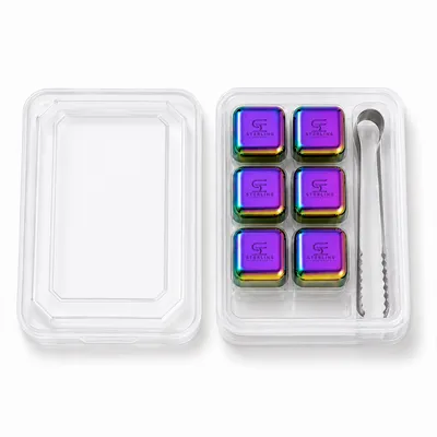 6-Pack Box Set with Tongs - Custom Stickers Now